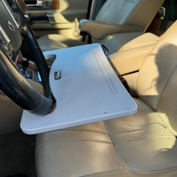 AUTOEXEC The Wheelmate Mobile Tabletop, Car Desk, Steering Wheel Tray, Grey - Picture 13 of 16